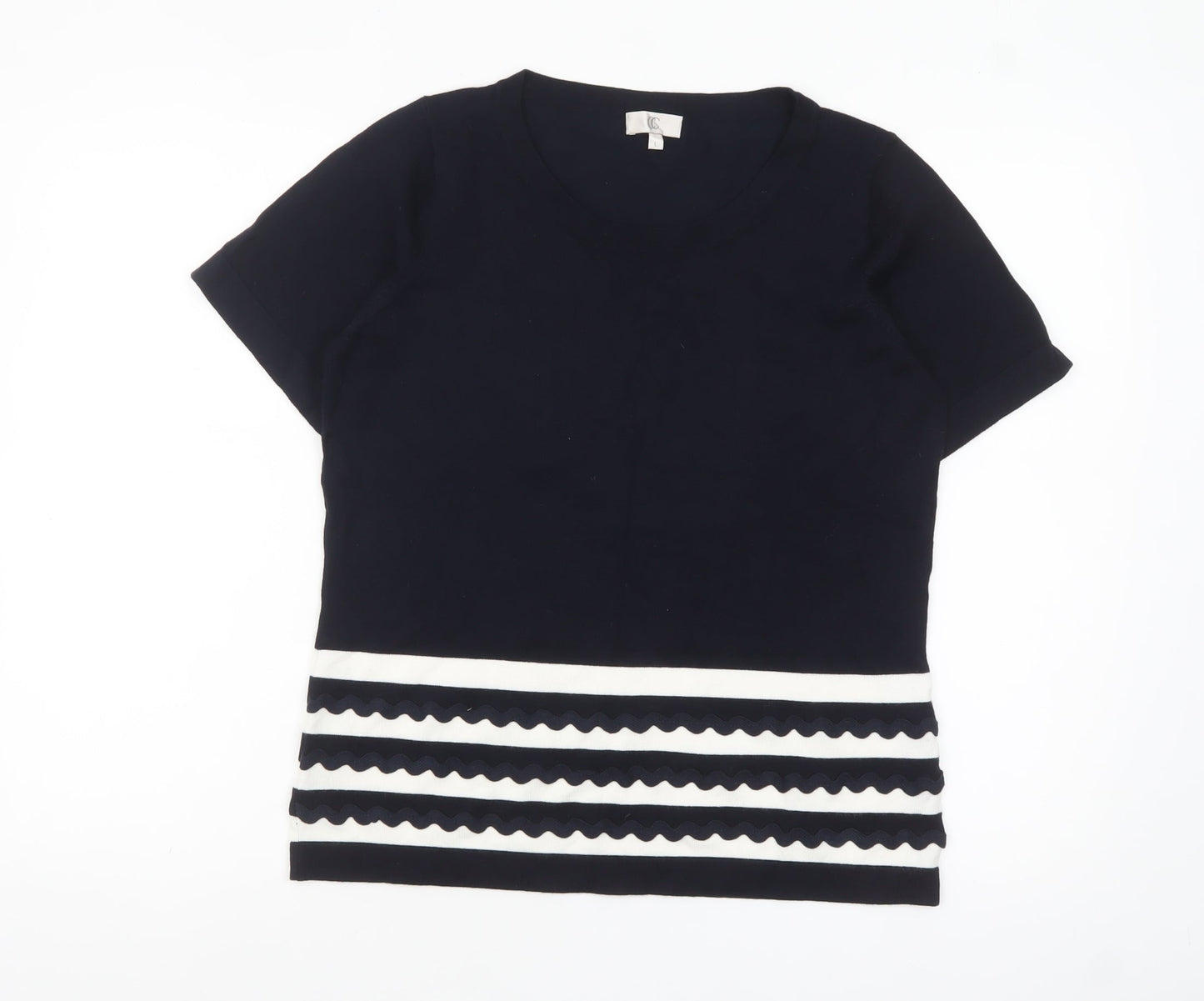 Womens UK Size L CC Blue Pullover Jumper