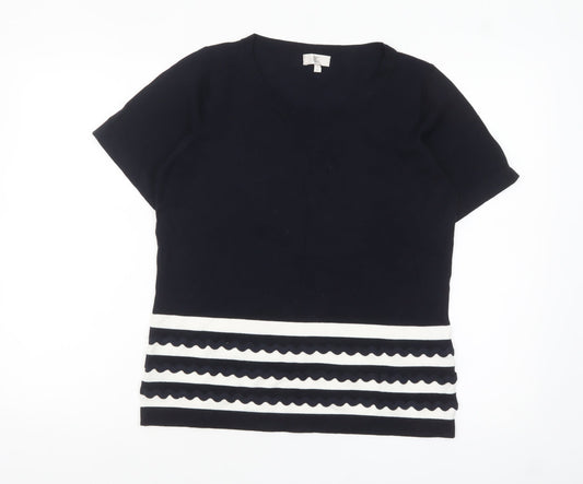 Womens UK Size L CC Blue Pullover Jumper
