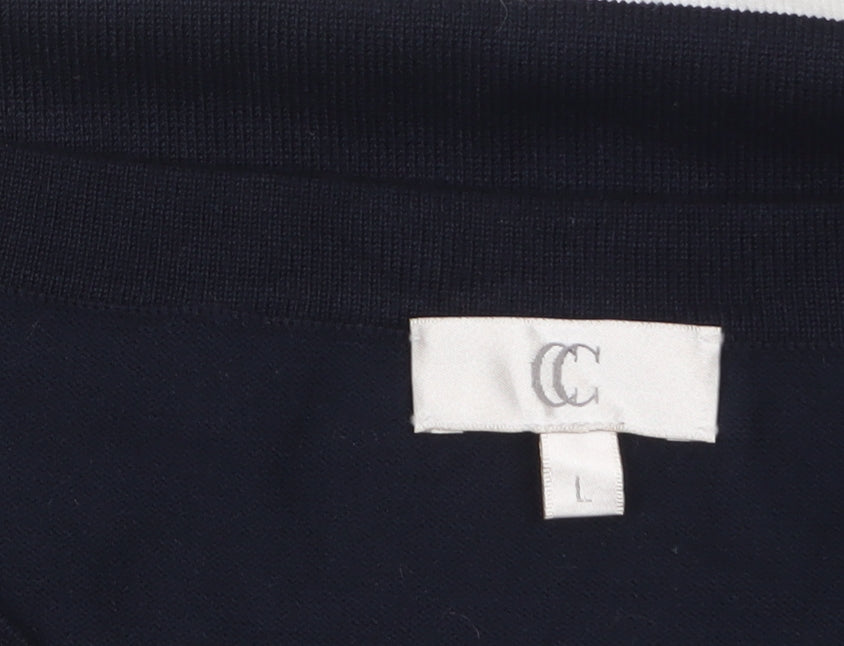 Womens UK Size L CC Blue Pullover Jumper