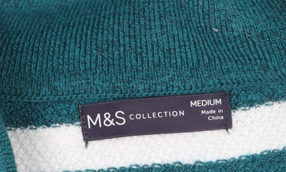 Womens UK Size M Marks and Spencer Green Pullover Jumper