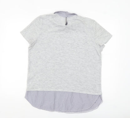 Womens UK Size 16 TU Grey Basic Blouse