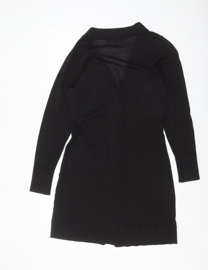 Womens UK Size 12 Nougat London Black Cardigan Jumper