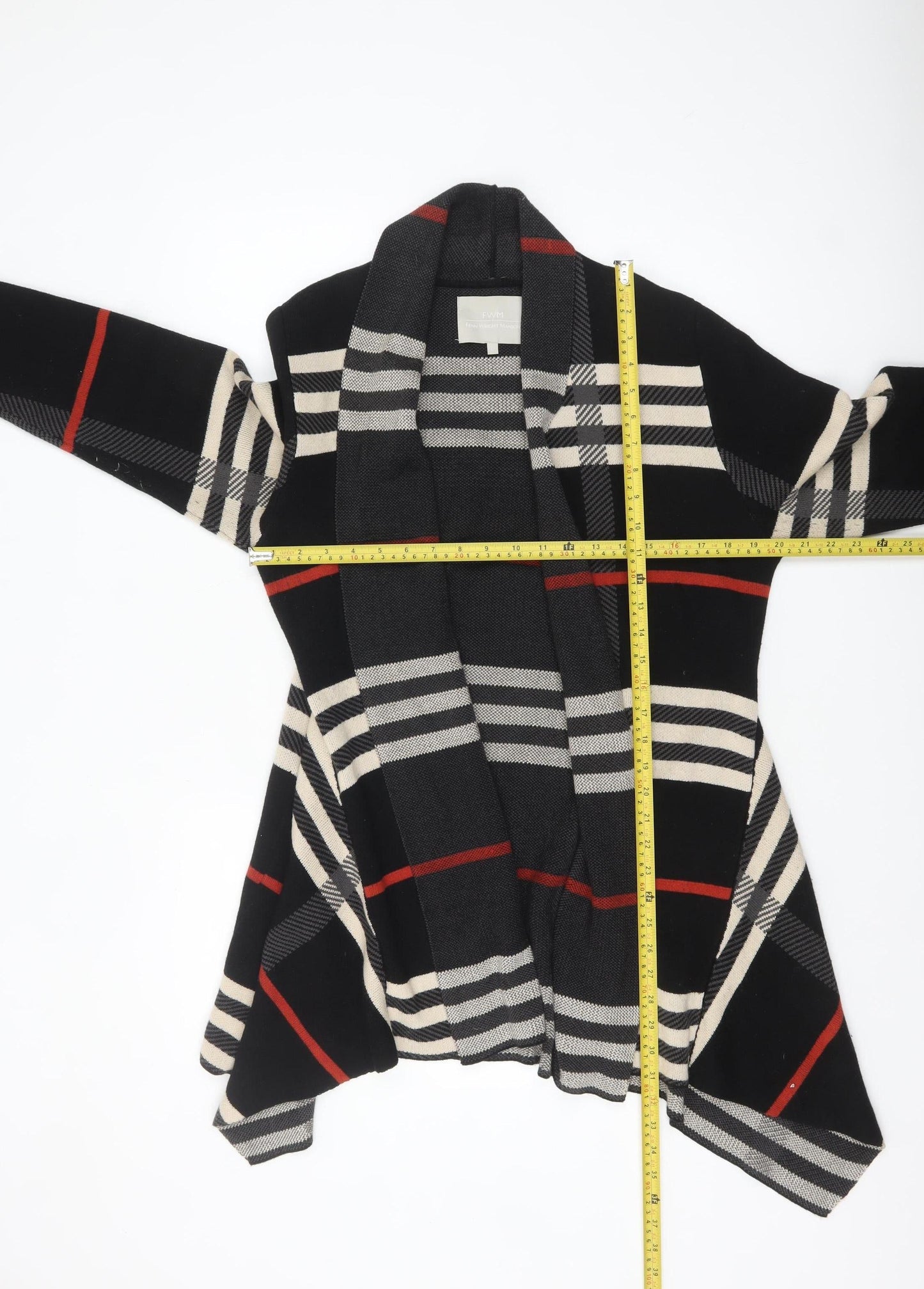 Womens UK Size L Fenn Wright Manson Black Cardigan Jumper