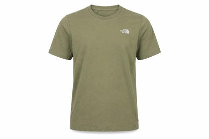 The North Face Boys Green L Short Sleeve Cotton Outdoor T-Shirt
