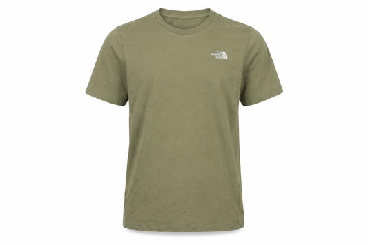 The North Face Boys Green L Short Sleeve Cotton Outdoor T-Shirt