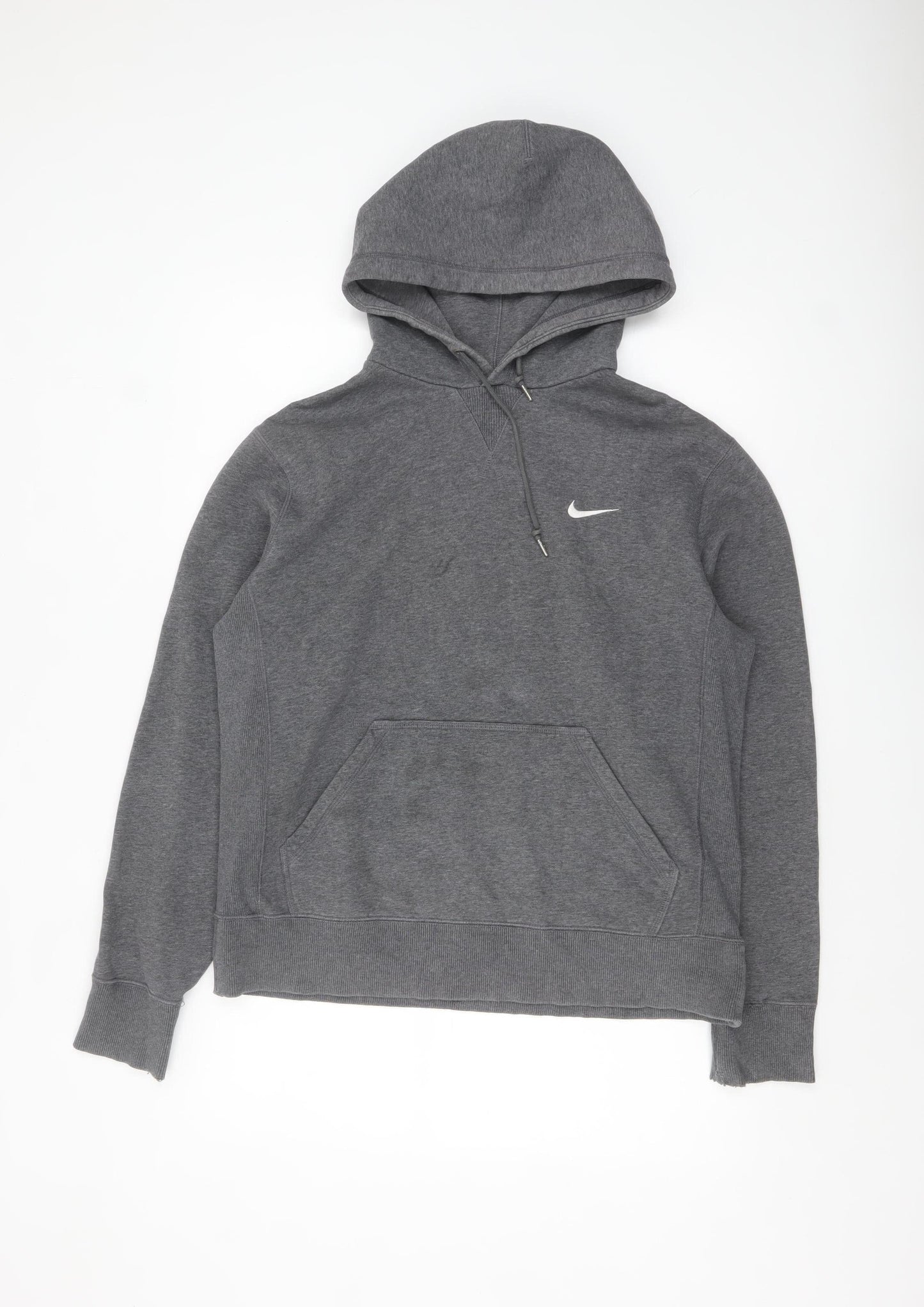 Mens UK Size M Nike Grey Pullover Hoodie