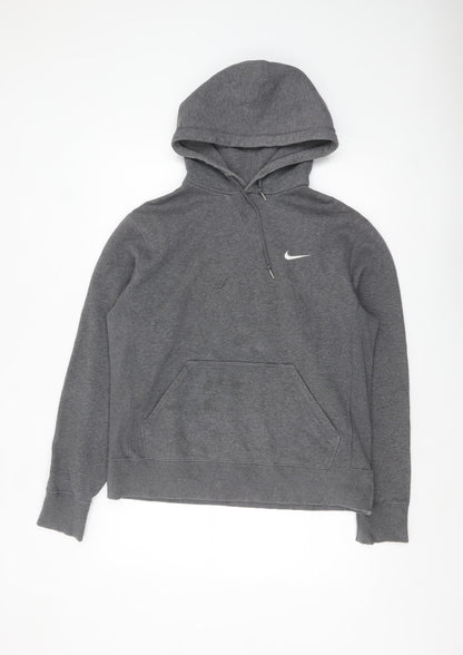 Mens UK Size M Nike Grey Pullover Hoodie