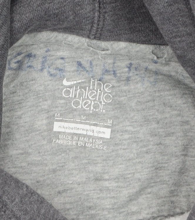 Mens UK Size M Nike Grey Pullover Hoodie