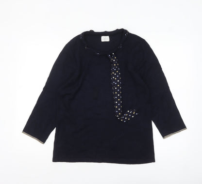 Womens UK Size 16 Eastex Blue Pullover Jumper