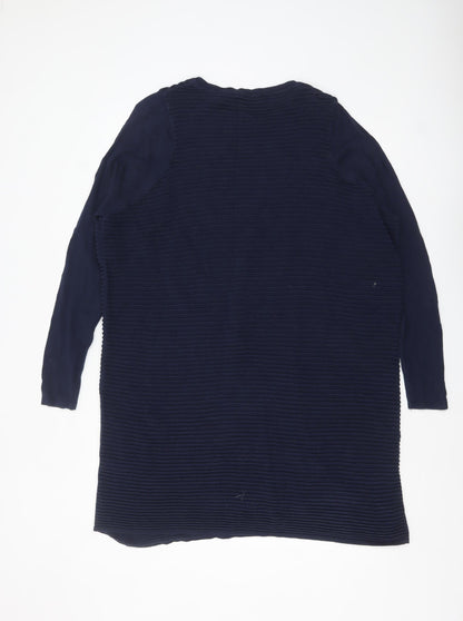 Womens UK Size 10 ASOS Blue Tunic Jumper