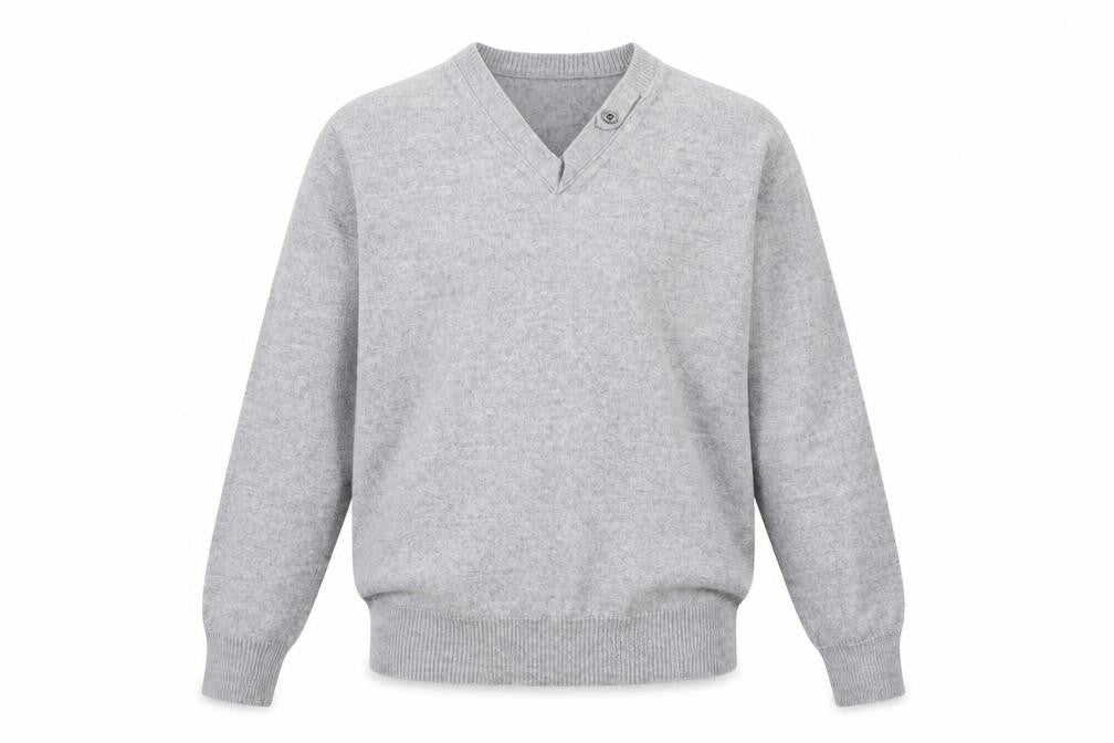 Mens UK Size M River Island Grey Pullover Jumper