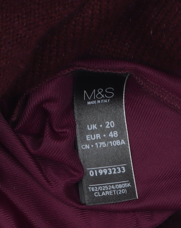 Womens UK Size 20 Marks and Spencer Shift Dress