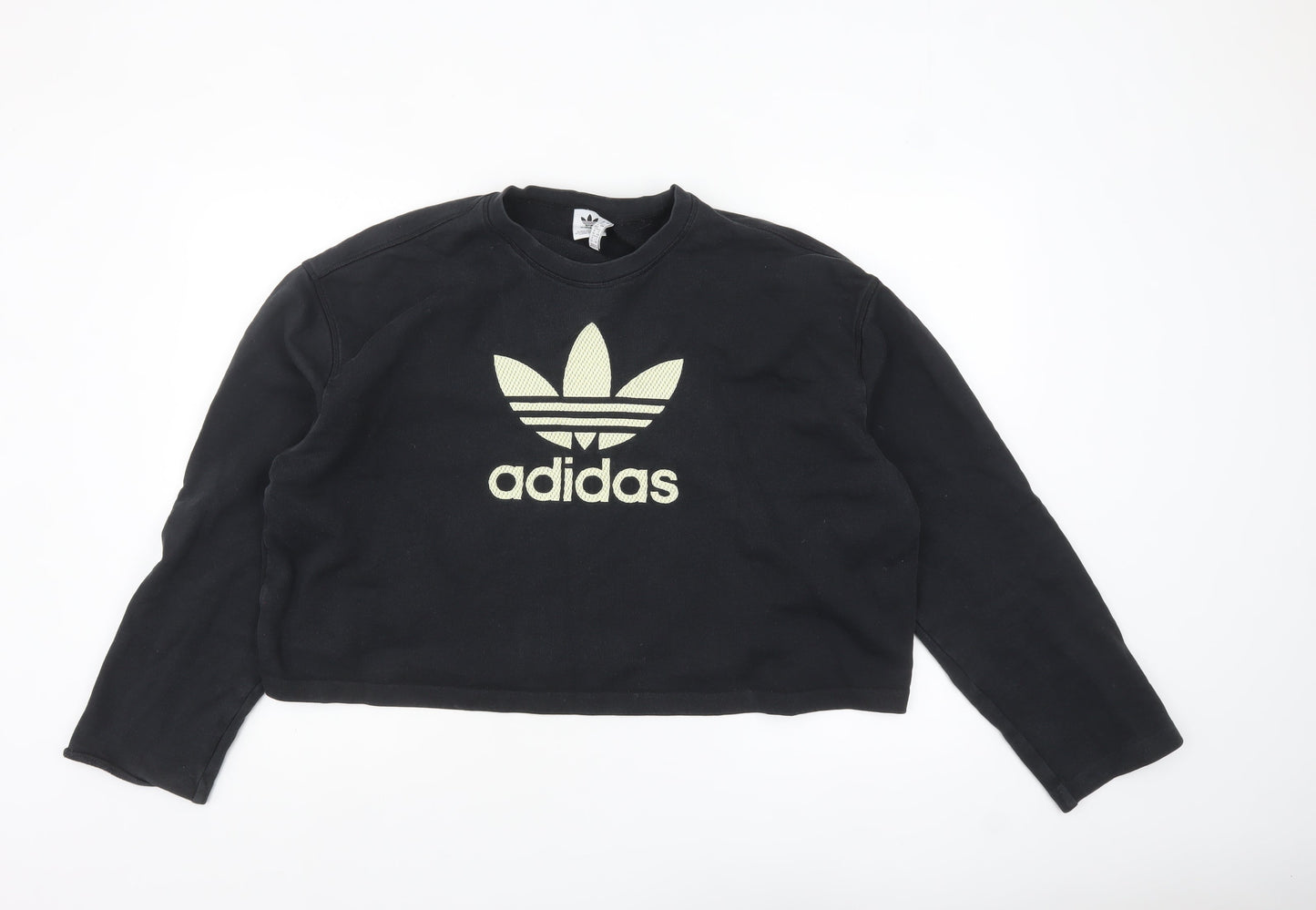 Womens UK Size 16 adidas Black Pullover Sweatshirt