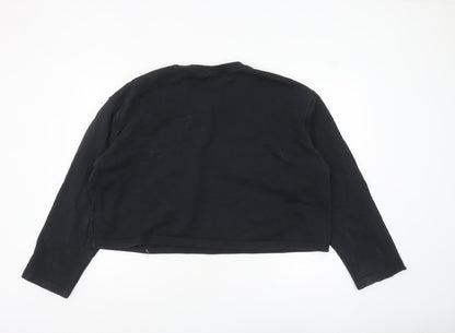 Womens UK Size 16 adidas Black Pullover Sweatshirt