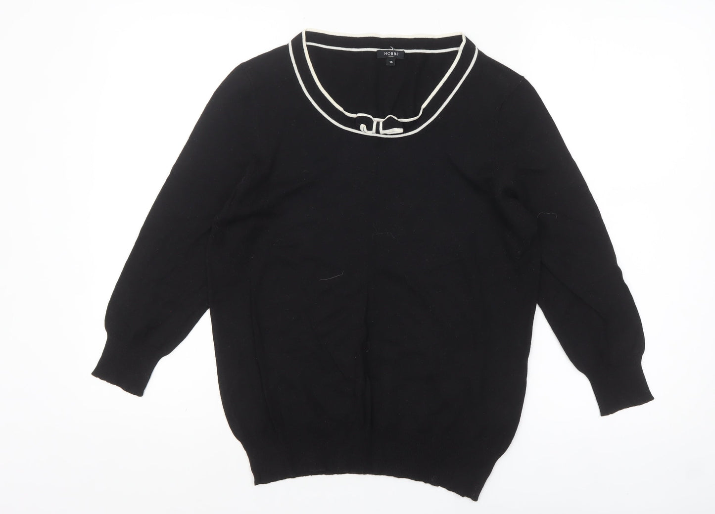 Womens UK Size 16 Hobbs Black Pullover Jumper