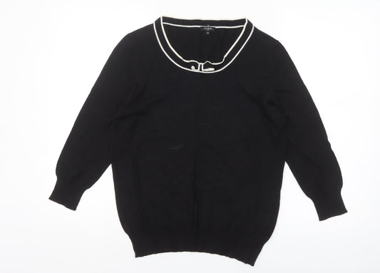 Womens UK Size 16 Hobbs Black Pullover Jumper