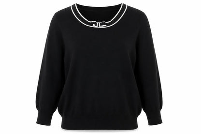 Womens UK Size 16 Hobbs Black Pullover Jumper