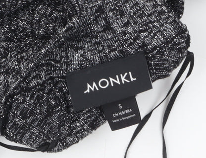 Monki Women's Grey Roll Neck Slim Knit Jumper Size S