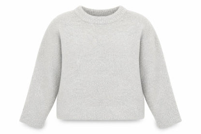 Marks & Spencer Womens Grey Glitter Knit Pullover Jumper M