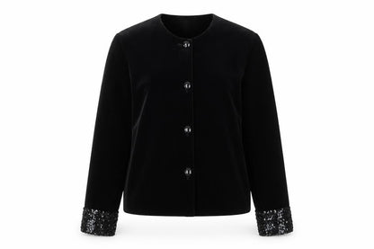 Womens UK Size 12 Classics Black Basic Jacket