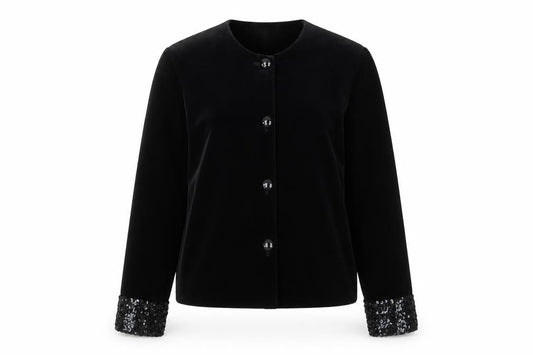 Womens UK Size 12 Classics Black Basic Jacket