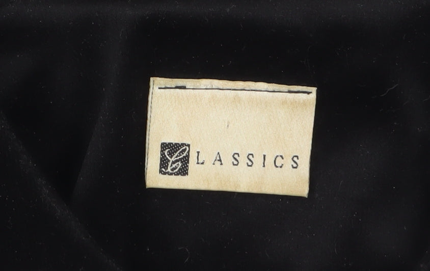 Womens UK Size 12 Classics Black Basic Jacket