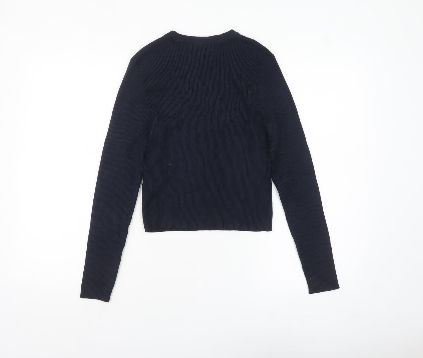 Womens UK Size 14 Marks and Spencer Navy (Blue) Pullover Jumper