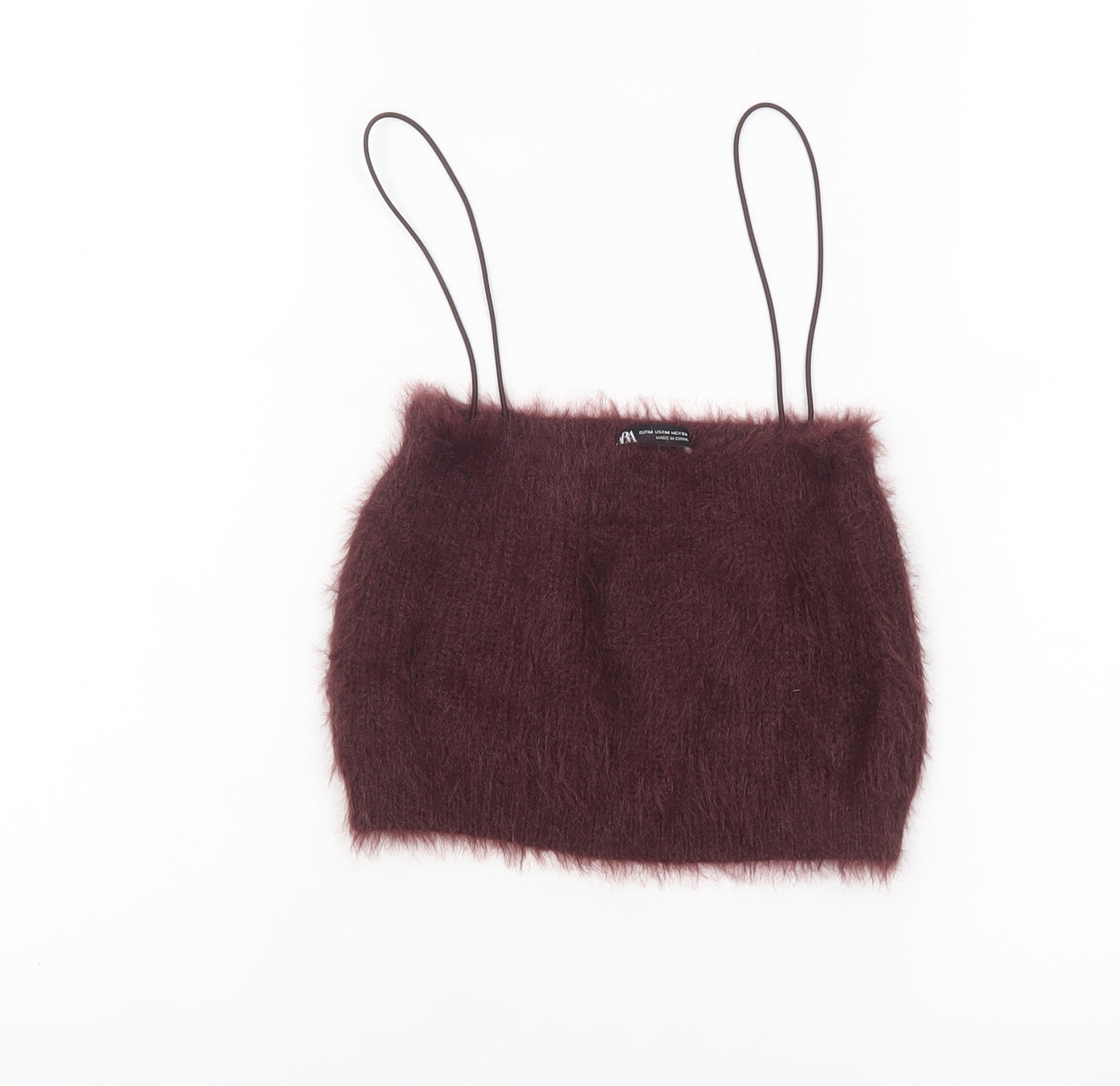 Womens UK Size S Zara Brown Camisole Tank
