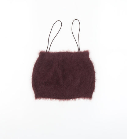 Womens UK Size S Zara Brown Camisole Tank