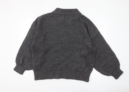 Womens UK Size 12 ASOS Grey Pullover Jumper