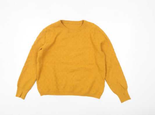 Womens UK Size XL Oasis Yellow Pullover Jumper