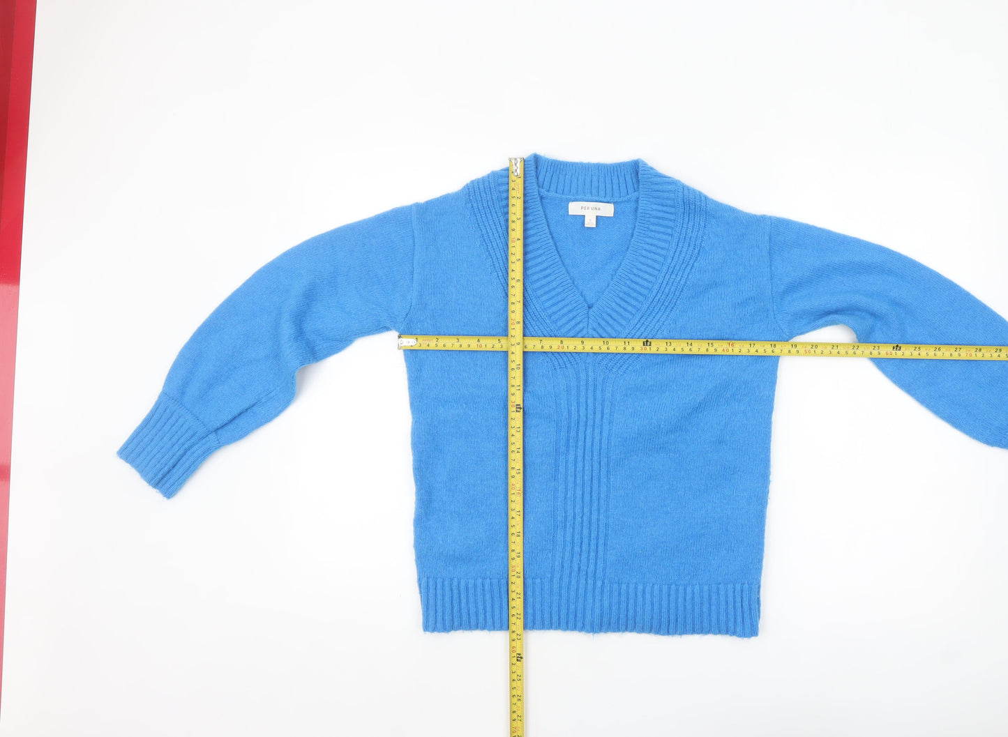 Womens UK Size S Marks and Spencer Blue Pullover Jumper