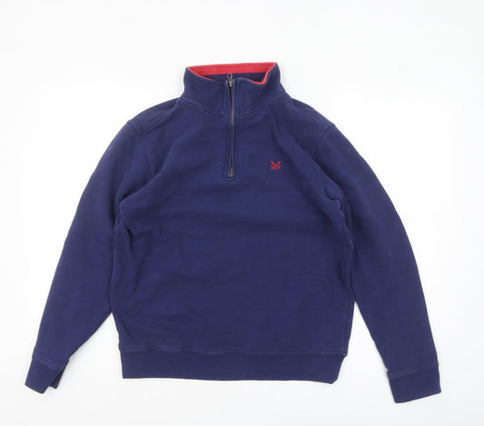 Womens UK Size S Crew Clothing Co. Blue Pullover Sweatshirt