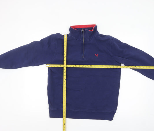 Womens UK Size S Crew Clothing Co. Blue Pullover Sweatshirt