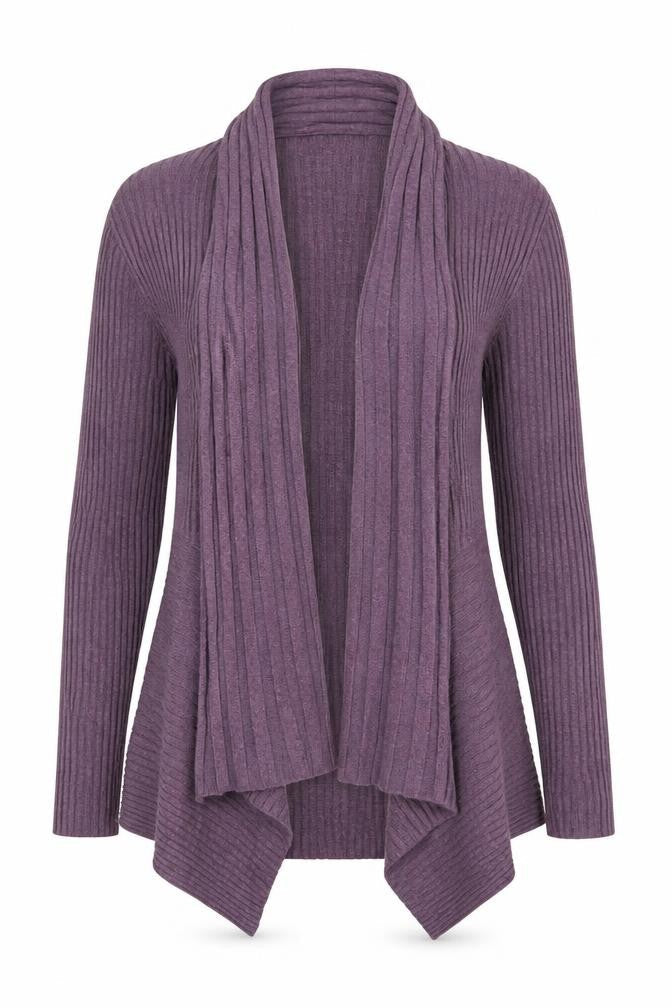 Womens UK Size S Elizabeth Scott Purple Cardigan Jumper