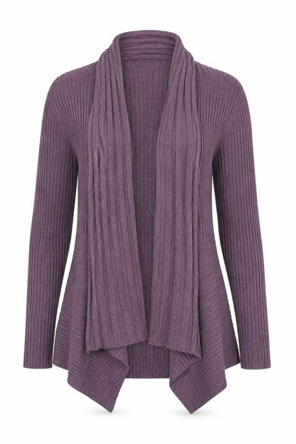 Womens UK Size S Elizabeth Scott Purple Cardigan Jumper