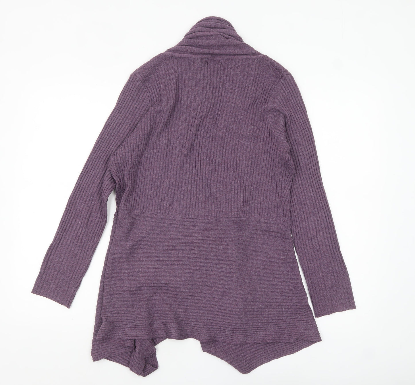 Womens UK Size S Elizabeth Scott Purple Cardigan Jumper