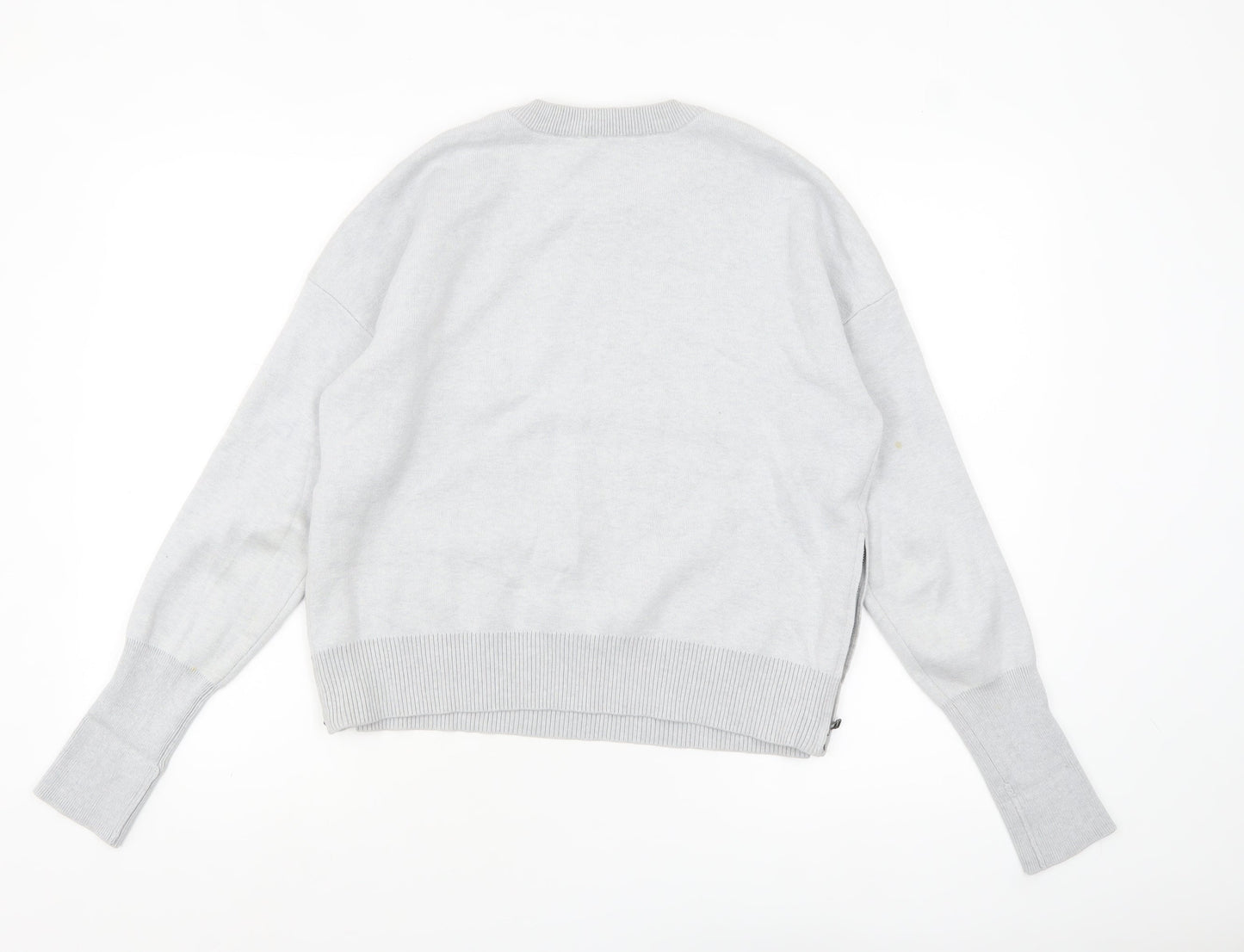 Womens UK Size 14 Wrap London Grey Pullover Jumper