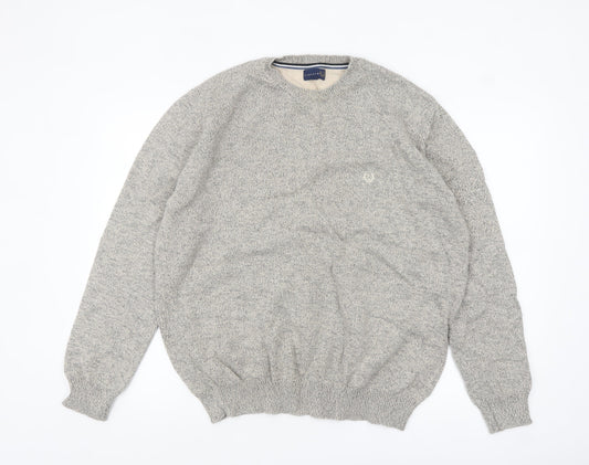 Mens UK Size XL Lincoln Grey Pullover Jumper