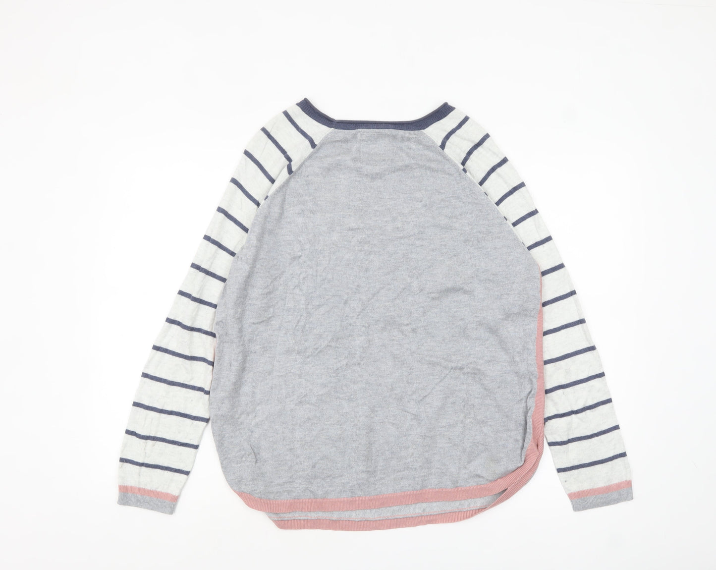 Womens UK Size 14 Mantaray Grey Pullover Jumper