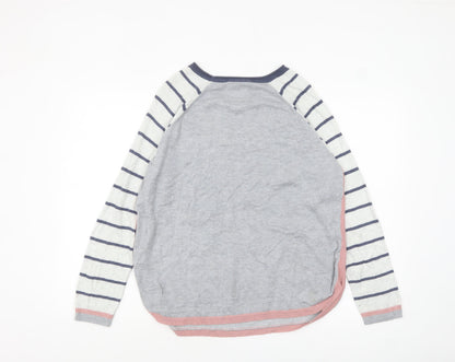 Womens UK Size 14 Mantaray Grey Pullover Jumper