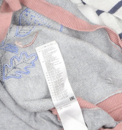 Womens UK Size 14 Mantaray Grey Pullover Jumper