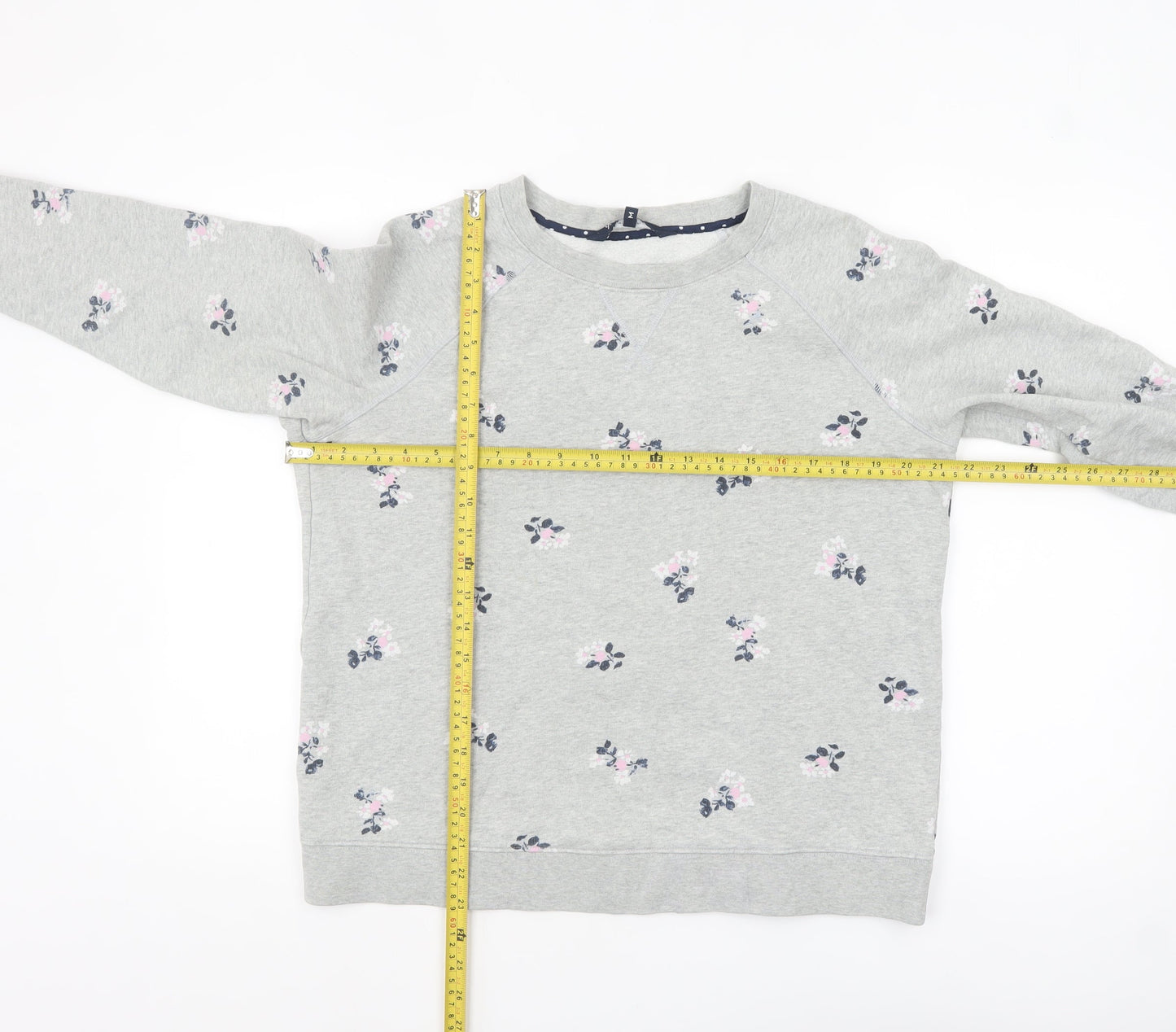 Womens UK Size M Crew Clothing Company Grey Pullover Sweatshirt