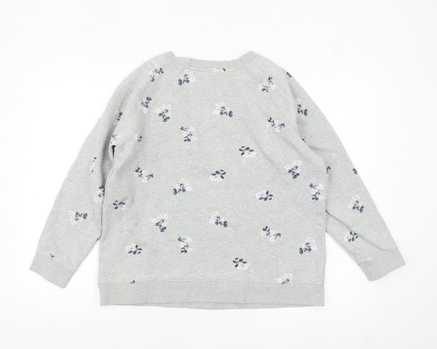 Womens UK Size M Crew Clothing Company Grey Pullover Sweatshirt
