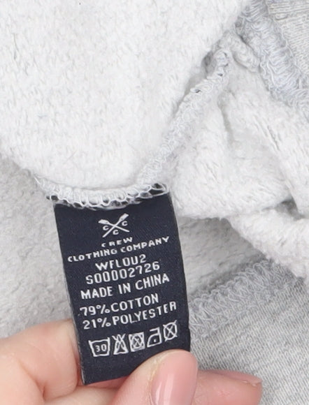 Womens UK Size M Crew Clothing Company Grey Pullover Sweatshirt