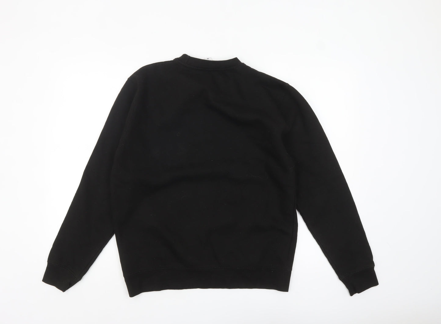 Mens UK Size M Peanuts Black Pullover Sweatshirt