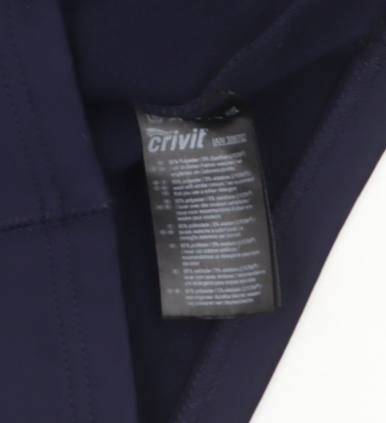 Womens UK Size 12 Crivit Blue Soft Shell