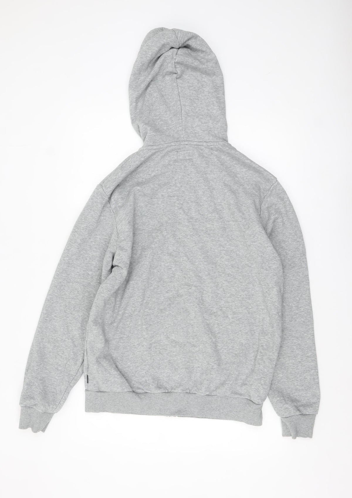 Mens UK Size M Converse Grey Full Zip Hoodie