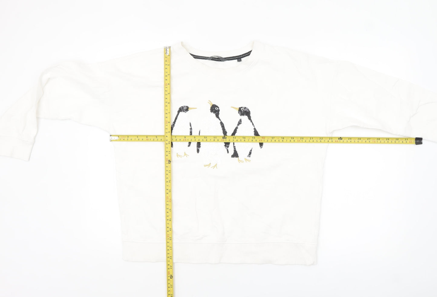 Womens UK Size 14 NEXT Ivory Pullover Sweatshirt