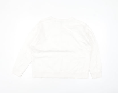 Womens UK Size 14 NEXT Ivory Pullover Sweatshirt